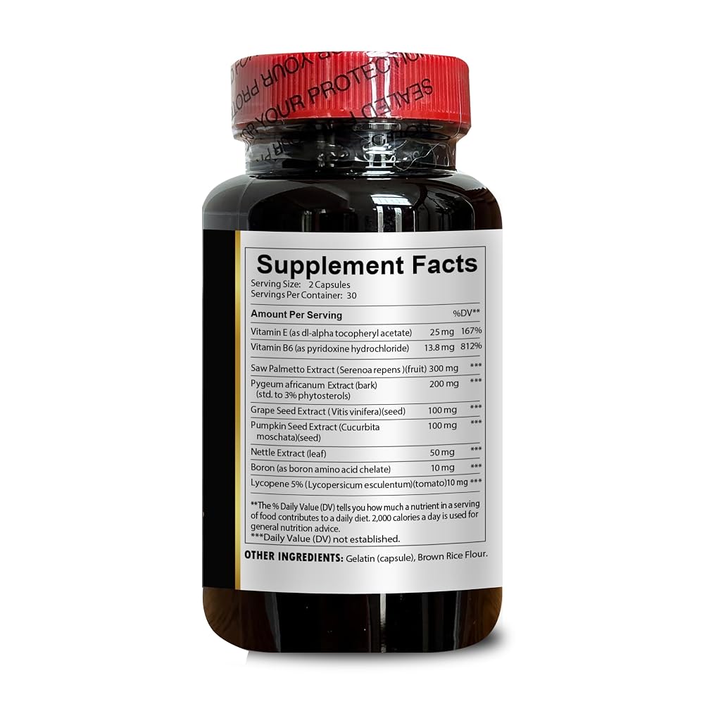 Generic Prostate Complex All Natural Herbal Support - 60 Capsules - image 3