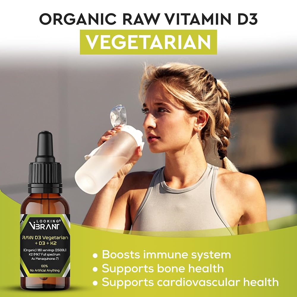 LOOKINGVIBRANT Vitamin D3 + K2 Liquid Drops - 180 Servings - image 7