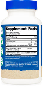 Nutricost Camu Camu 1000mg Vitamin C Capsules - 120 Capsules - image 5