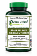Green Organic Supplements Magnesium L-Threonine 90 Vegetarian Capsules