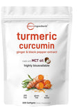Micro Ingredients Turmeric Curcumin with Black Pepper & Ginger - 300 Softgels