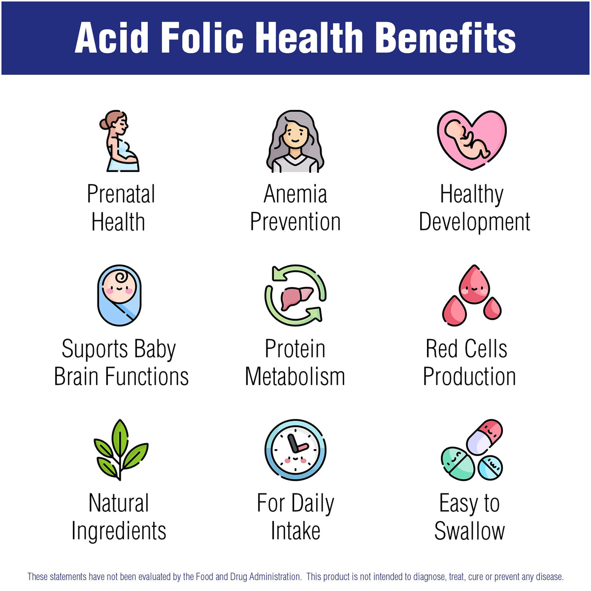 Natural Systems Folic Acid 400 mcg Prenatal Vitamin - 100 Tablets - image 3
