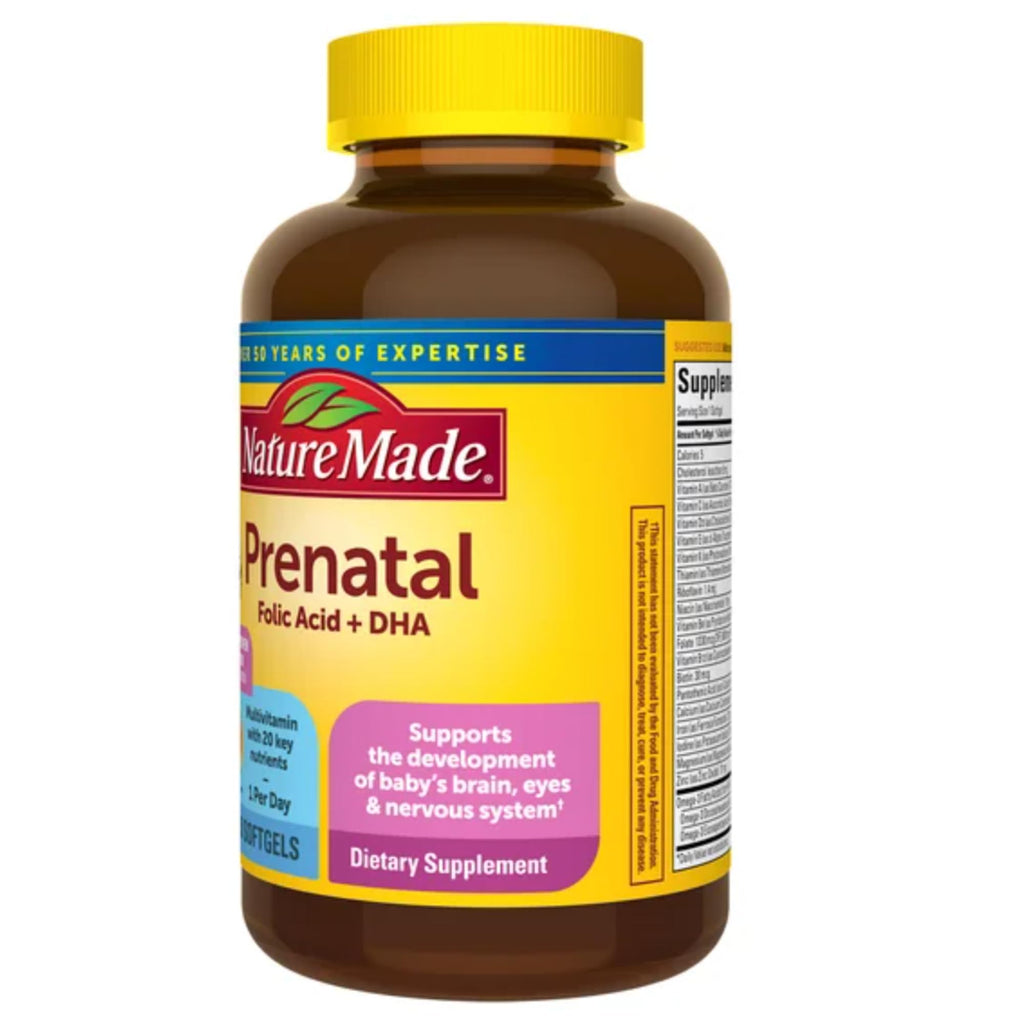 Nature Made Prenatal + DHA 200 mg Softgels - 150 Count - image 3