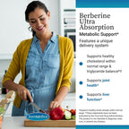 EuroMedica Ultra Absorption Berberine Metabolic Support - 60 Capsules - image 3