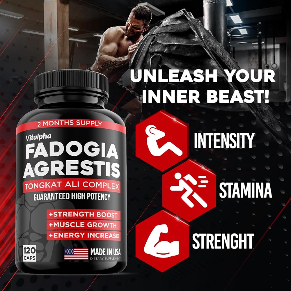 VITALPHA Fadogia Agrestis & Tongkat Ali 600mg Athletic Performance - image 3