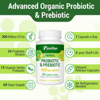 Tbivfller Probiotics for Women Men- 300 Billion CFU