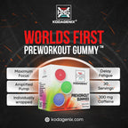 Kodagenix Pre Workout Gummies with Caffeine & L-Citrulline - 30 Servings - image 3