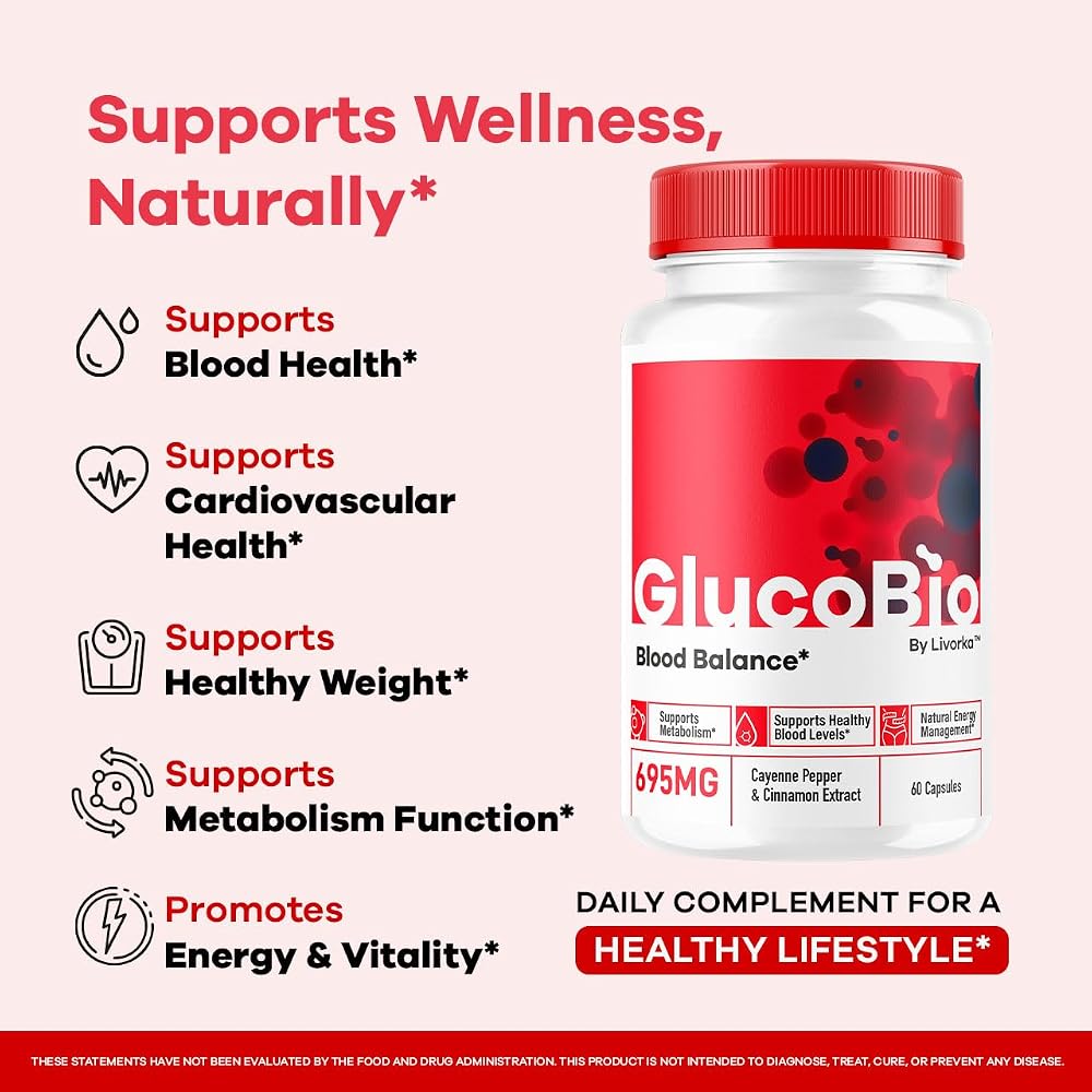 LIVORKA GlucoBio Capsules - Official Gluco Bio Support Pills