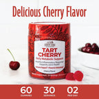 Country Farms Tart Cherry Gummies for Metabolic Support - 60 Gummies - image 7