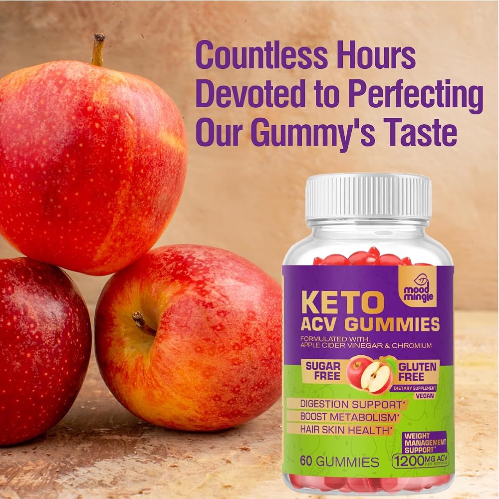 Mood Mingle Keto Acv Gummies Supplement for Women Men - Apple Cider