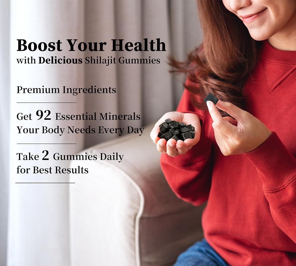 DLNIA KSM-66 Ashwagandha & Himalayan Shilajit Gummies - 90 Count - image 7