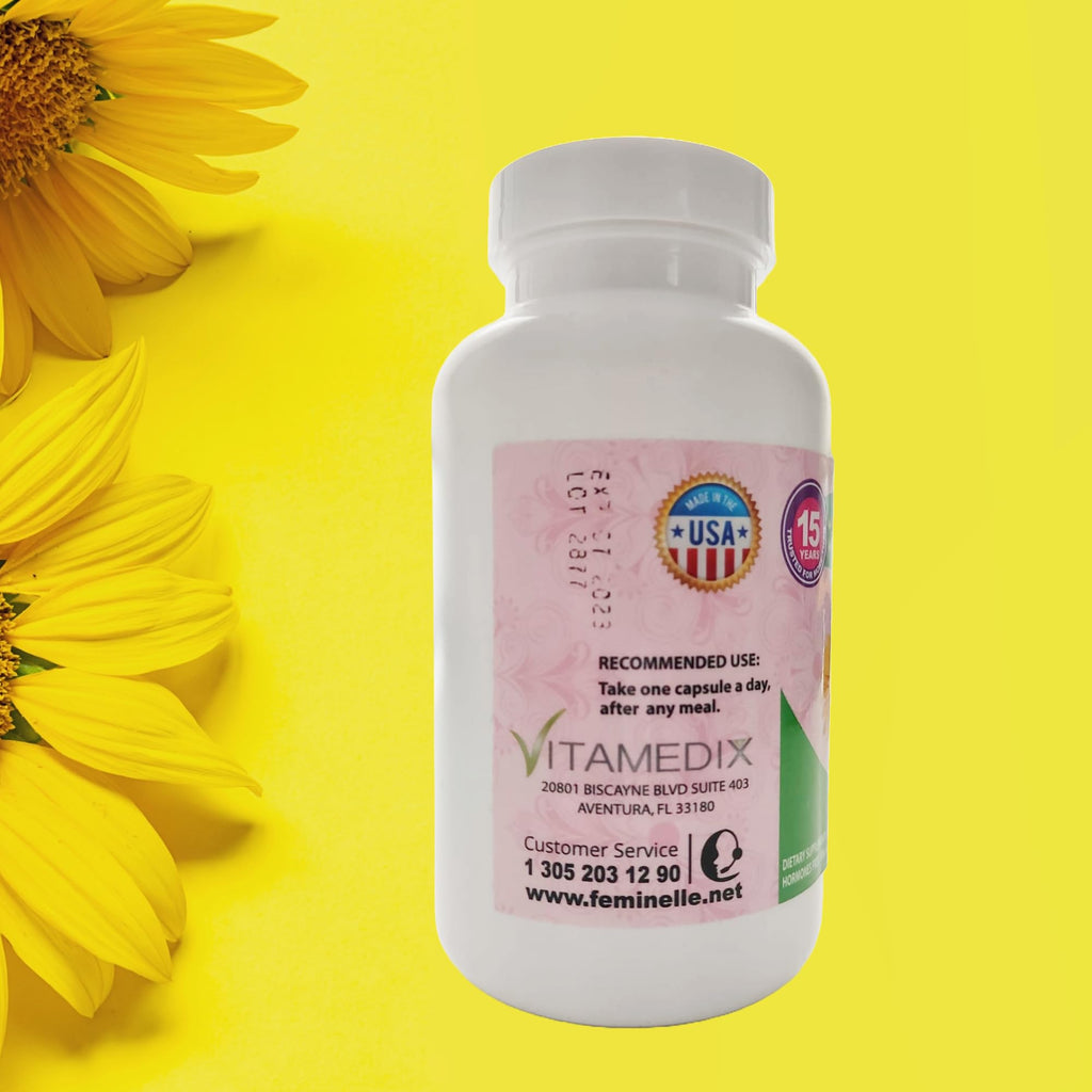 Feminelle Menopause Supplement Original Formula - 120 Capsules - image 5