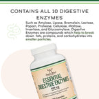 Double Wood Supplements Digestive Enzymes 800mg - 180 Capsules - image 5