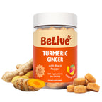 BeLive Turmeric and Ginger Gummies Joint Support - 60 Count