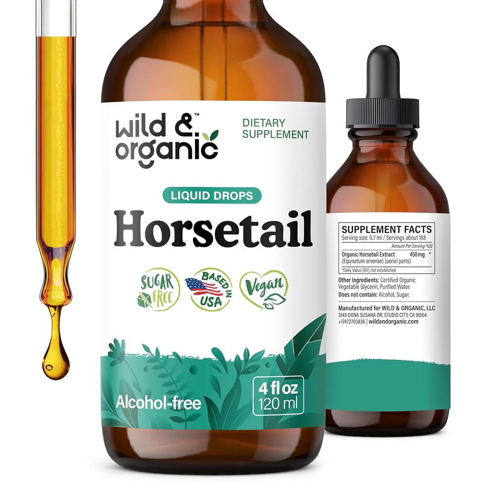 Wild & Organic Horsetail Liquid Drops