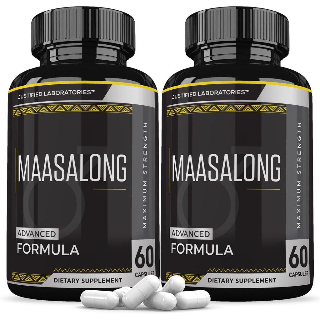 Justified Laboratories Maasalong Advanced Men's Health Formula - 120 Capsules