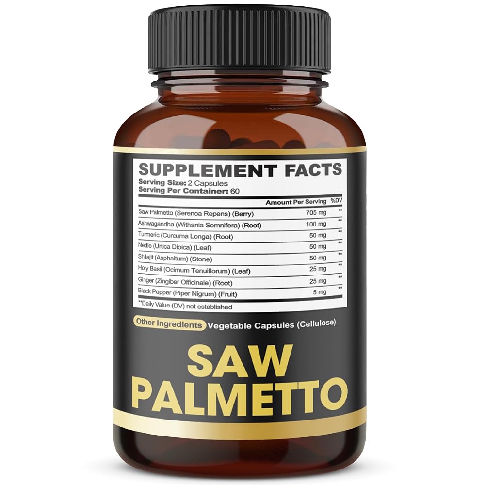 Agobi 8in1 Saw Palmetto Prostate Support - 120 Vegan Capsules - image 7