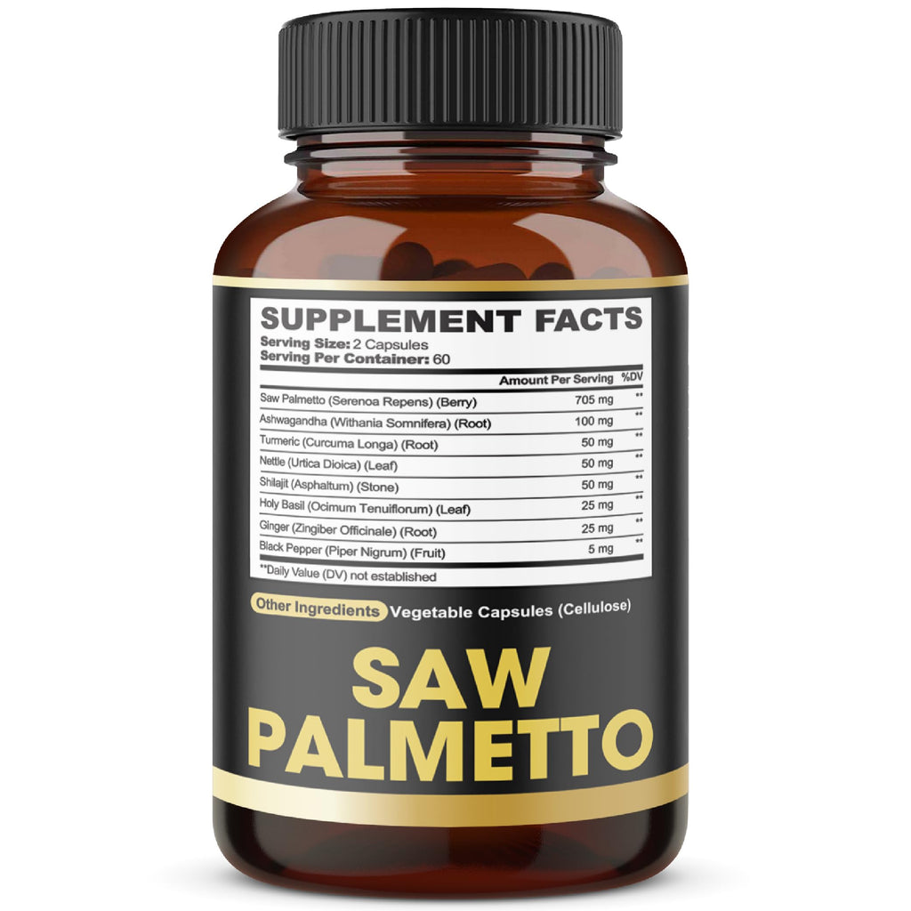 Agobi 8in1 Saw Palmetto Prostate Support - 120 Vegan Capsules - image 7