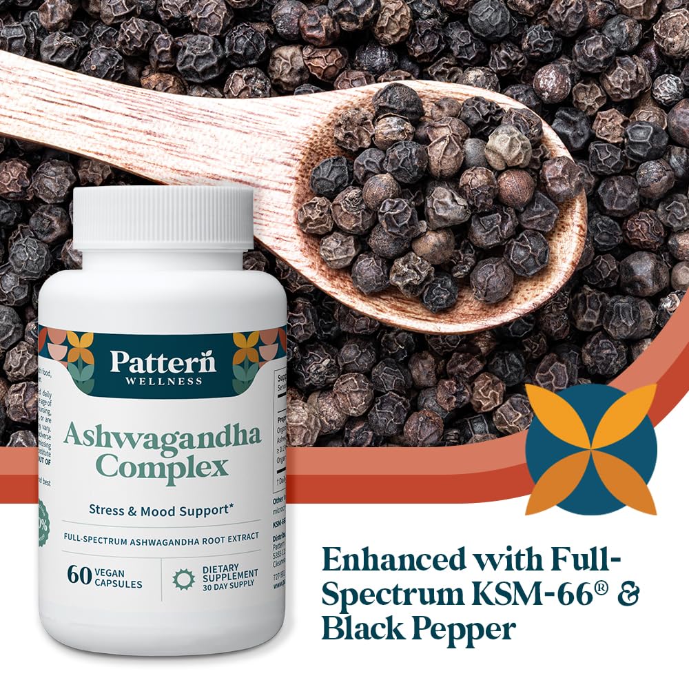 Pattern Wellness Ashwagandha Complex Supplement - 360 Vegan Capsules - image 8