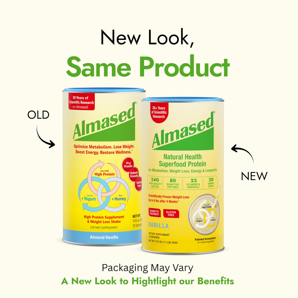Almased Vanilla Meal Replacement Shake Protein Powder - 3 Pack - image 3