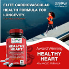 Grow Vitamin Heart Support Supplement - 90 Capsules - image 2