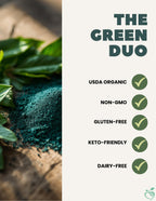 Chérie Sweet Heart Organic Moringa & Spirulina Powder for Energy - 6 oz - image 4