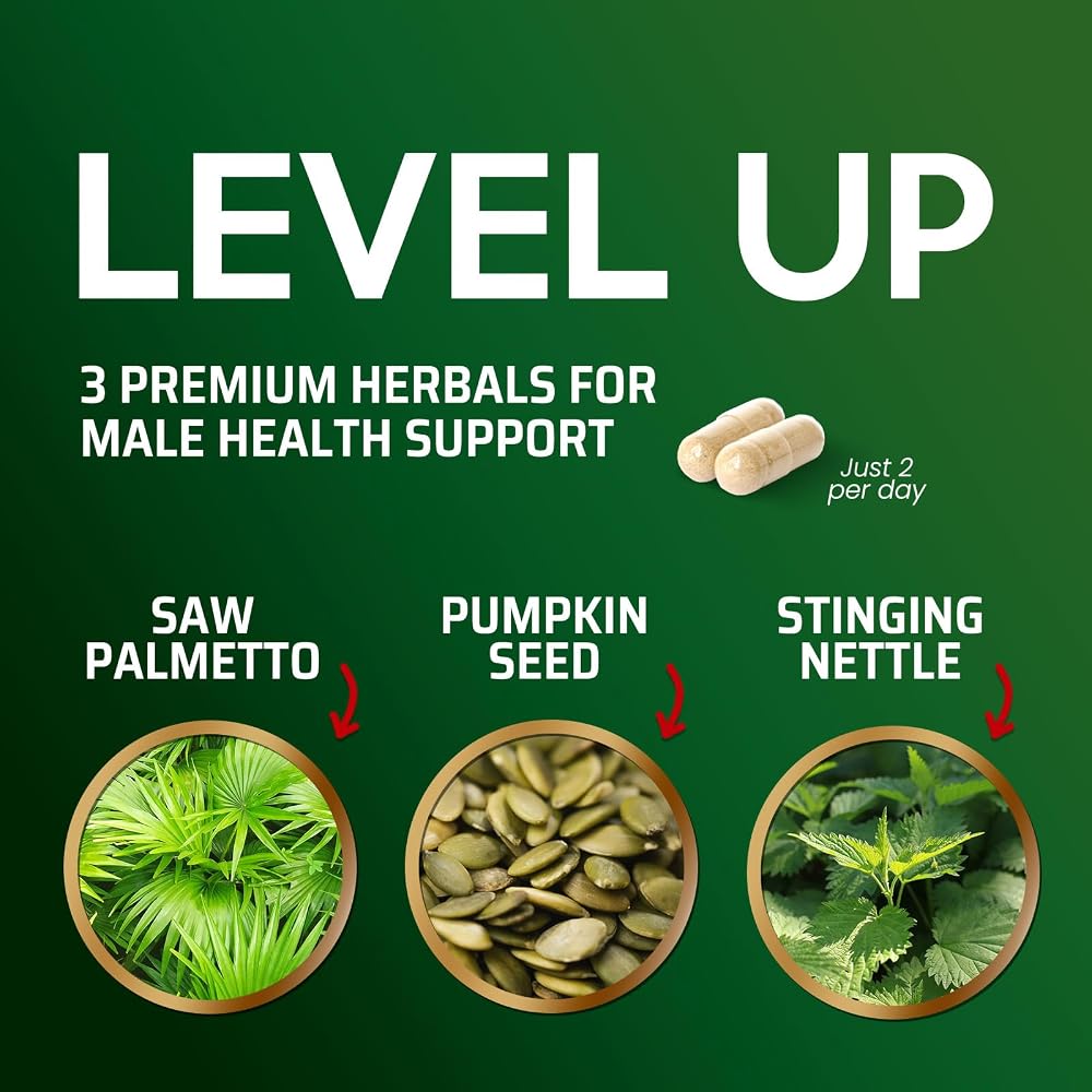Nature's Nutrition Saw Palmetto for Men - 3X Strength Prostate Health - image 7