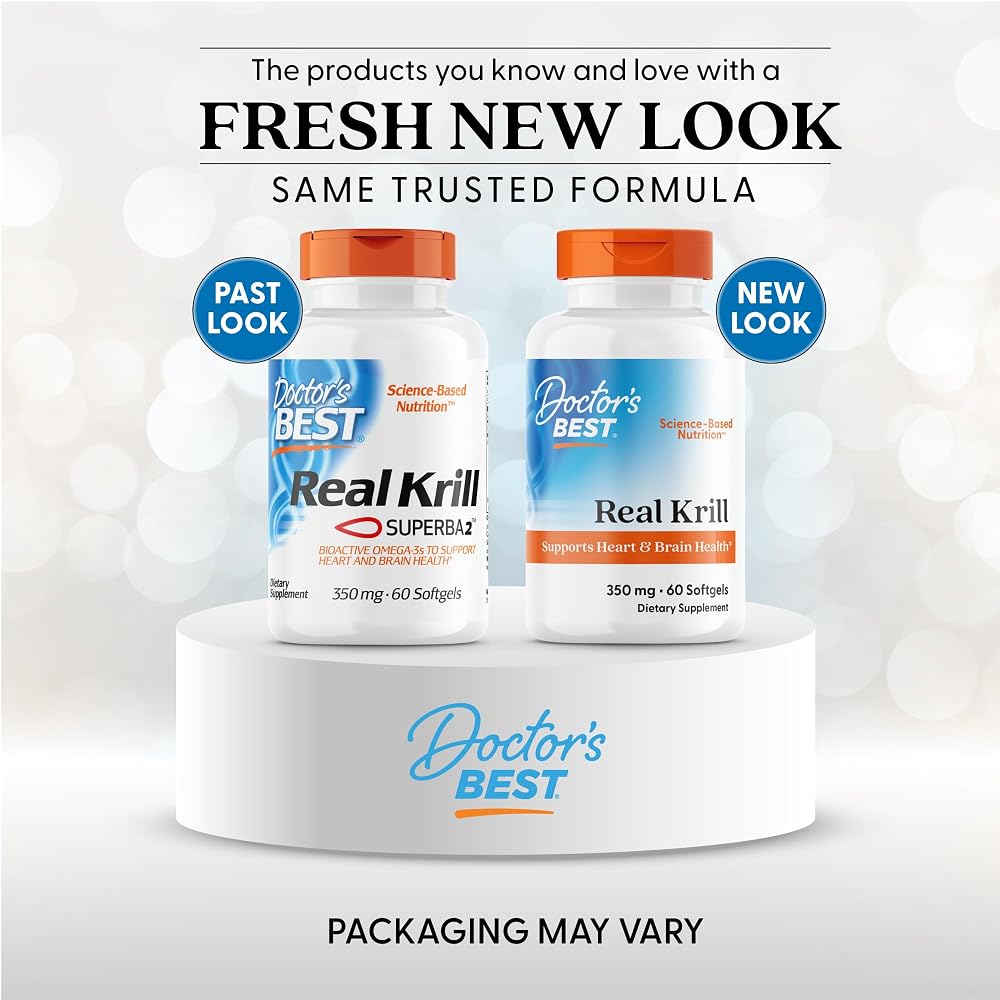 Doctor's BEST Real Krill Oil 350 mg - 60 Softgels - image 2