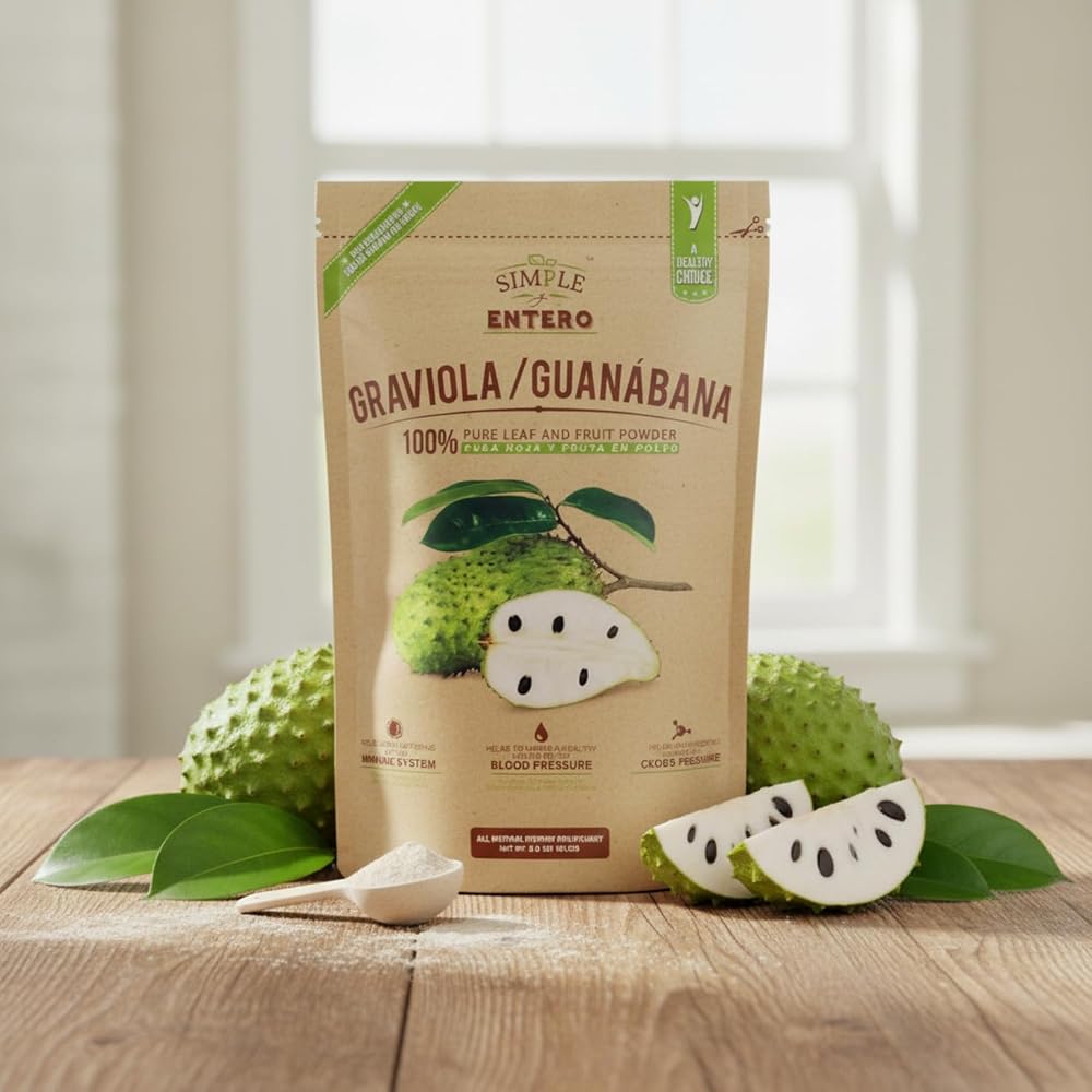 Simple y Entero Graviola Soursop Powder - 8 oz - image 4