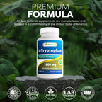 Best Naturals L-Tryptophan 1000 mg 60 Tablets