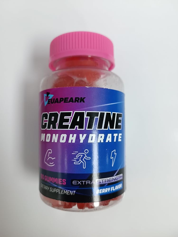 DEQUN Creatine Monohydrate Gummies for Strength - 60 Count