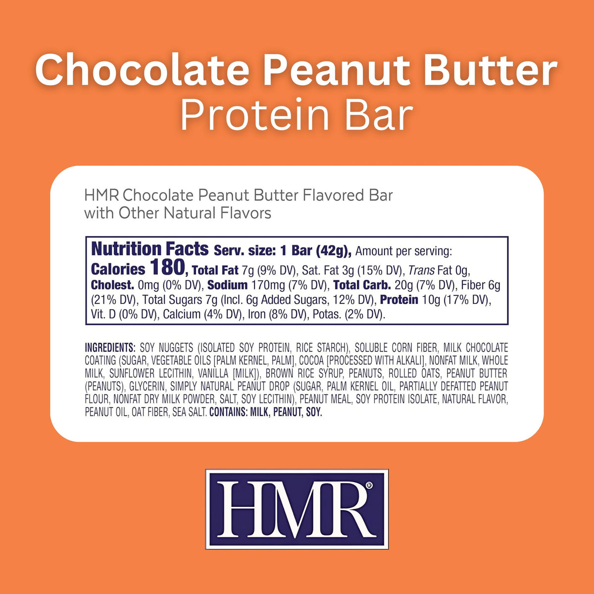 HMR Protein Bars, 24 Count