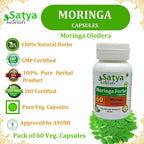 Satya Naturals Moringa Forte Capsules 500 mg. 60 Veg. Capsule