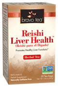 Bravo Tea Reishi Liver Health Herbal Tea Caffeine Free - 6 Count