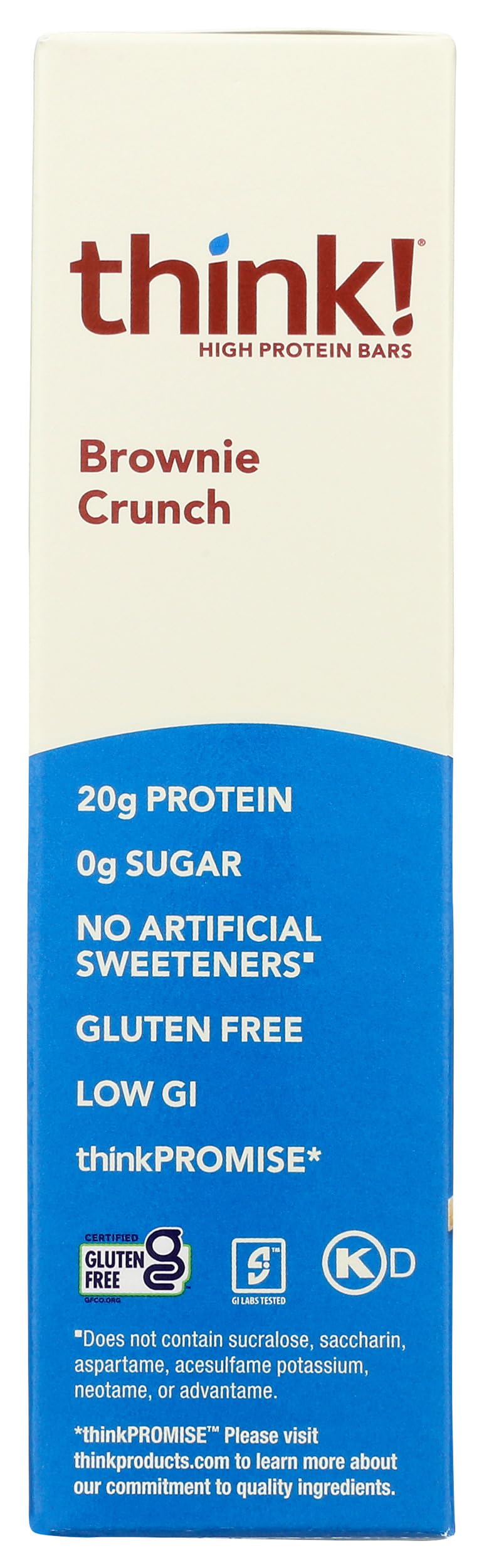 thinkThin High Protein Bars Brownie Crunch Sugar Free - 5 Bars - image 5