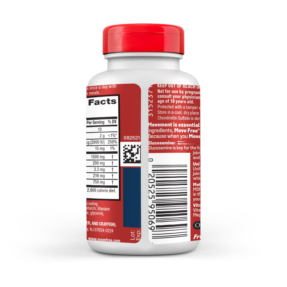 Move Free Advanced Glucosamine Chondroitin MSM Joint Support - 120 Tablets - image 4