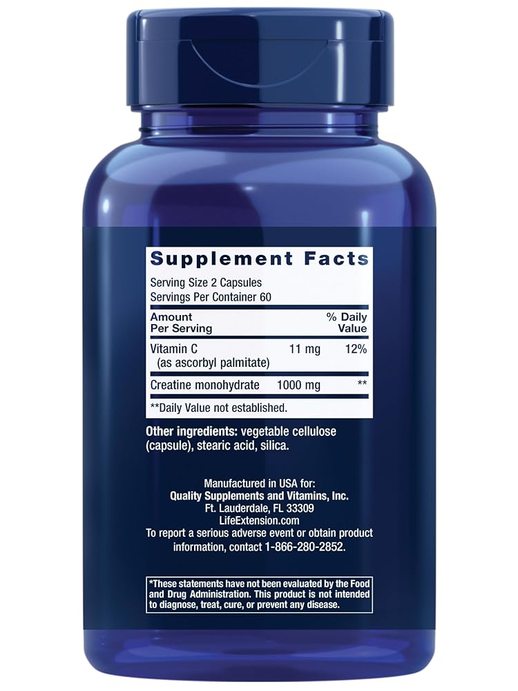 Life Extension Creatine Capsules and Optimized Ashwagandha - 180 Capsules - image 3