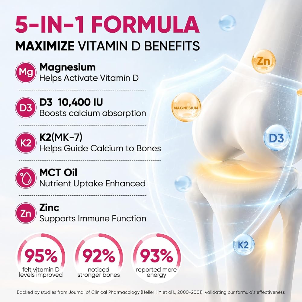 Venture Pal 5-in-1 Vitamin D3 K2 Drops
