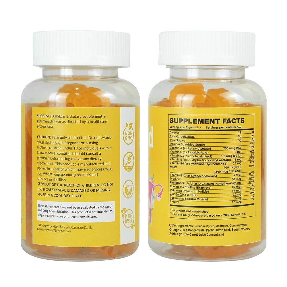 Aromlife Fibro Inositol Gummies with Folate & B Vitamins - 60 Gummies - image 8