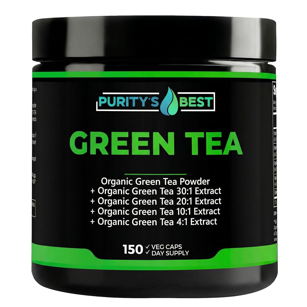 Purity's Best Green Tea Extract 500 mg Antioxidant Support - 150 Capsules