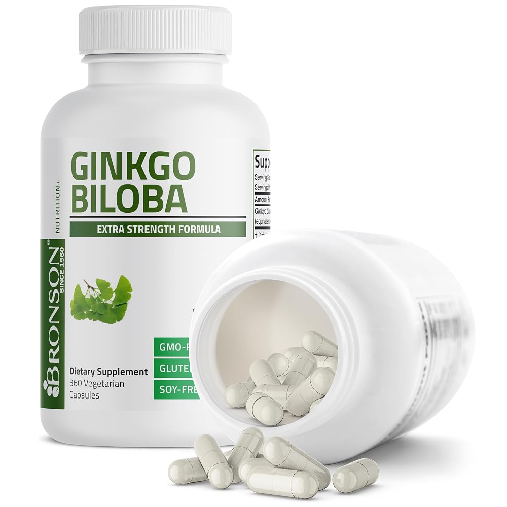 Bronson Ginkgo Biloba 500mg Extra Strength 500mg per Serving
