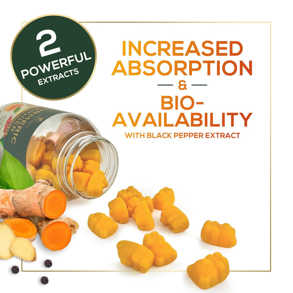 Nature's Nutrition Turmeric Gummies - 95% Curcuminoids - Best