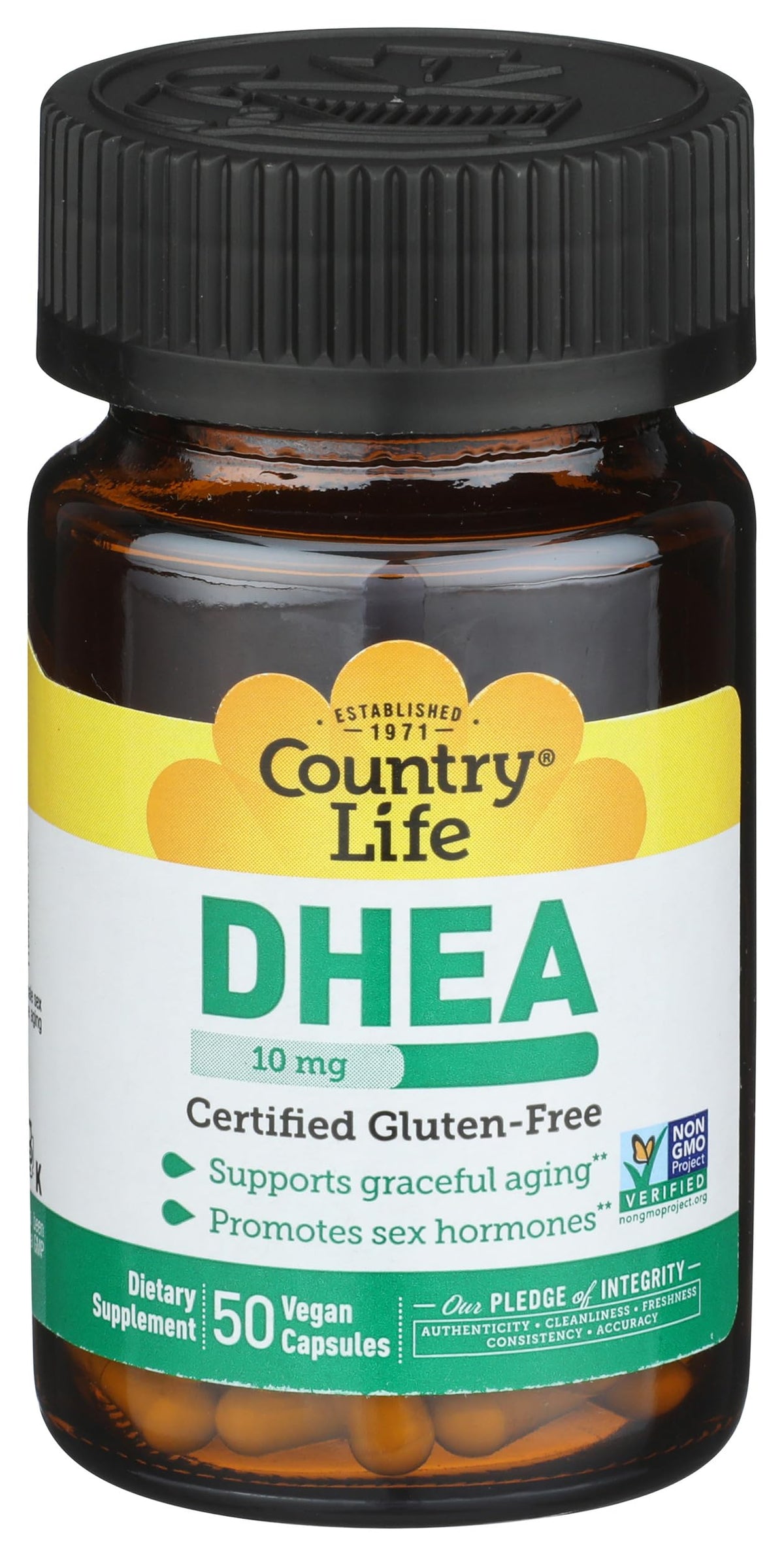 Country Life DHEA 10 mg - 50 Capsules