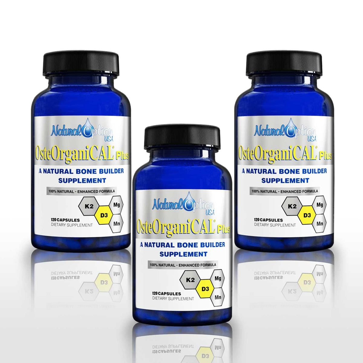 Osteorganical Plus Calcium Supplement with Vitamin D3, K2, Magnesium - image 3