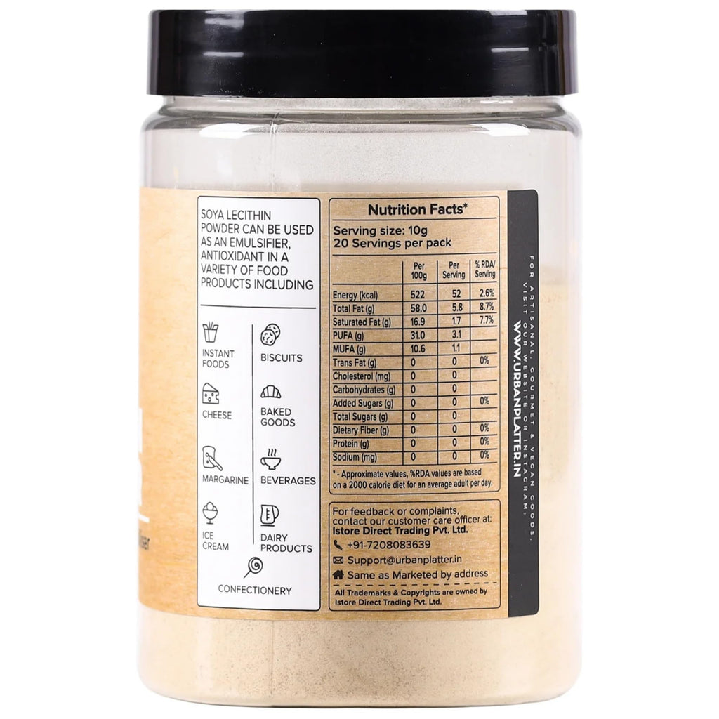 Urban Platter Soya Lecithin Powder Natural Emulsifier - 200g - image 9