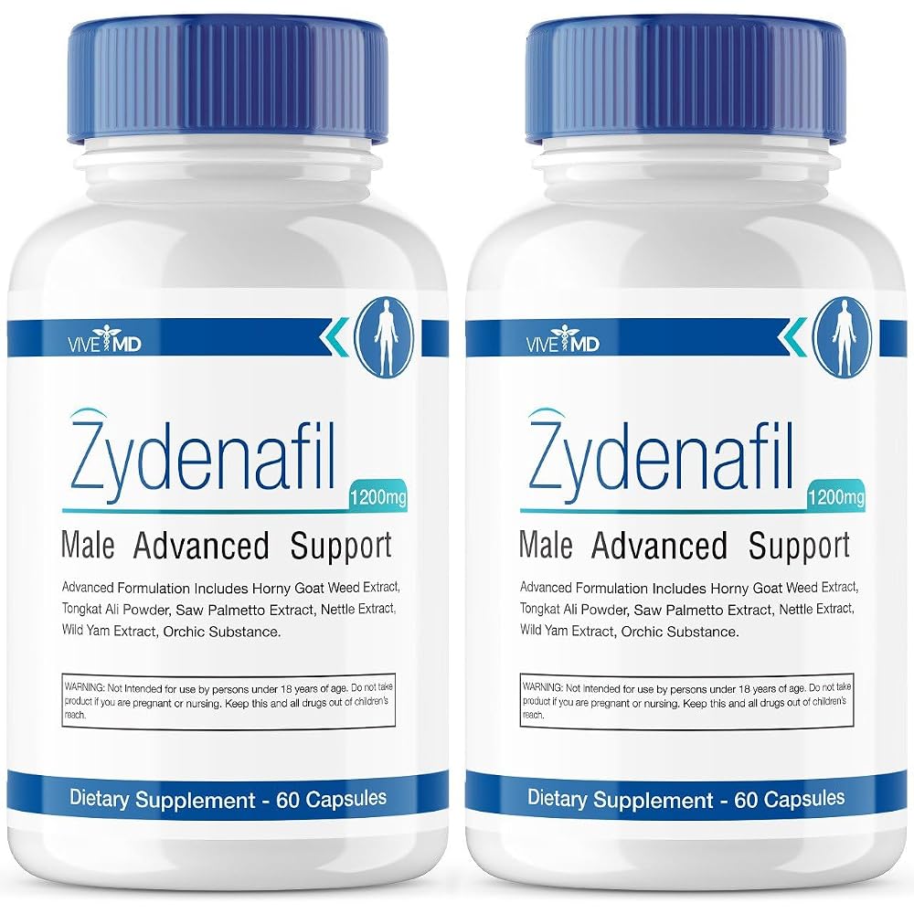 VIVE MD Zydenafil Male Pills Advanced Formula - 120 Capsules