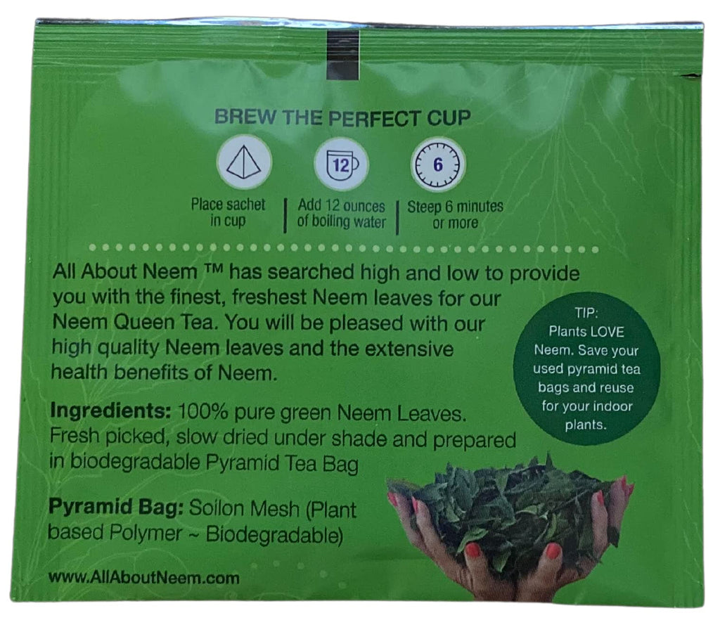 All About Neem Neem Queen Organic Tea Bags - 30 Count - image 2