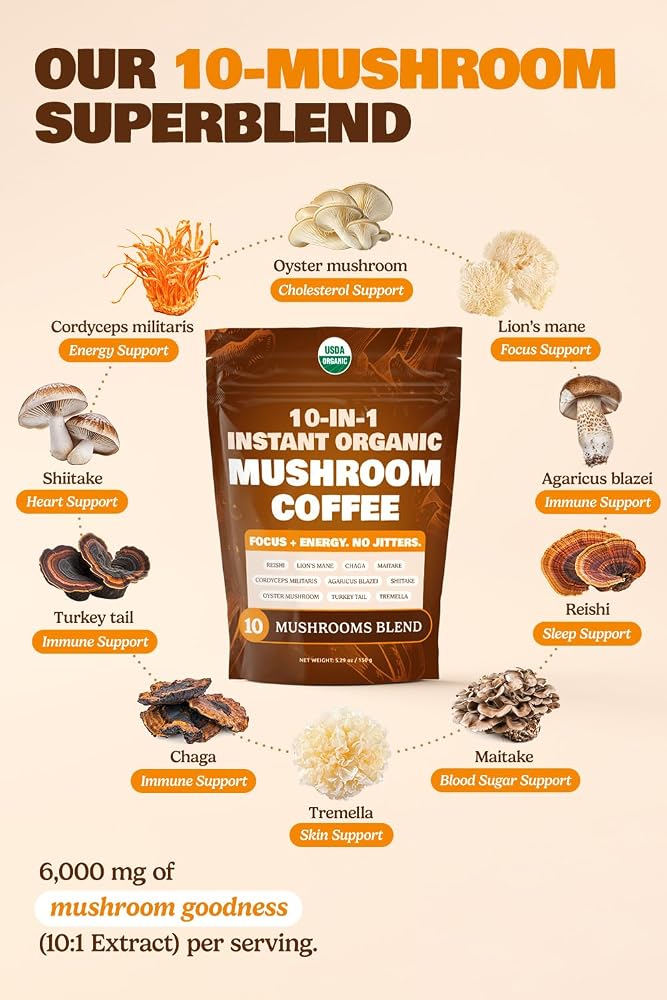 MATCHA DNA ShroomDNA Organic Mushroom Coffee