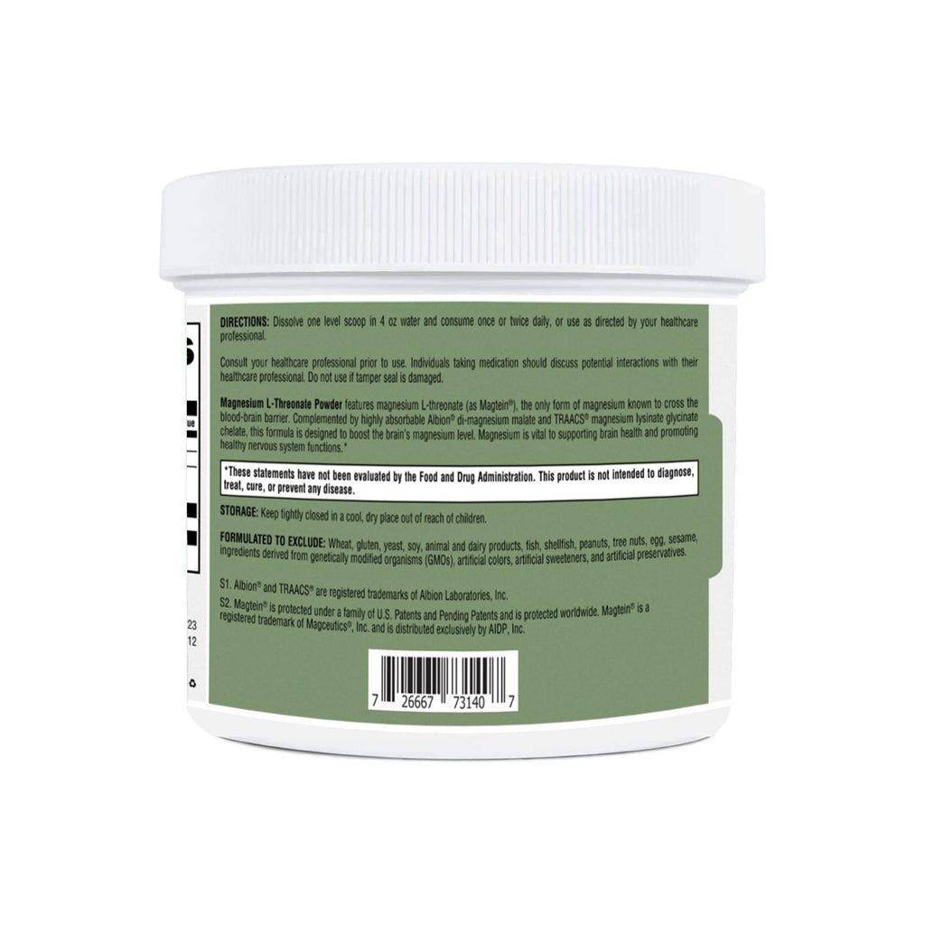 HormoneSynergy Magnesium L-Threonate Powder w/Magtein®- Magnesium