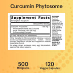 Jarrow Formulas Curcumin Phytosome 500 mg Joint Support - 120 Capsules - image 6